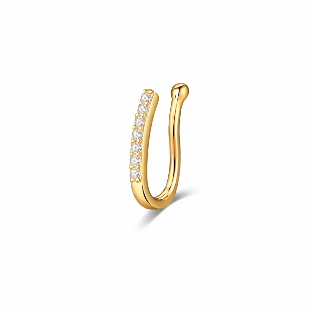 Royal Multi Stoned Press on nose ring