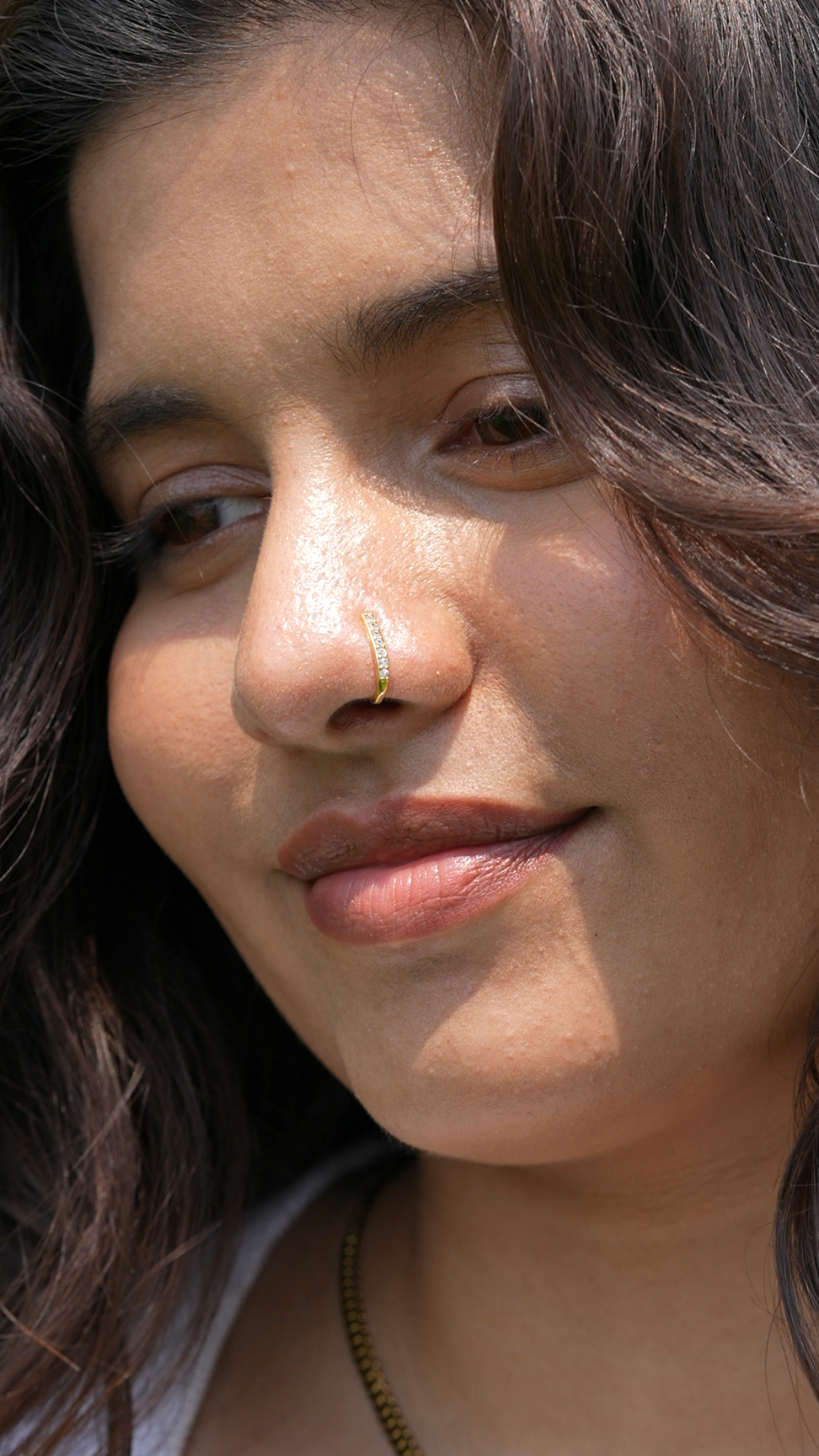 Royal Multi Stoned Press on nose ring