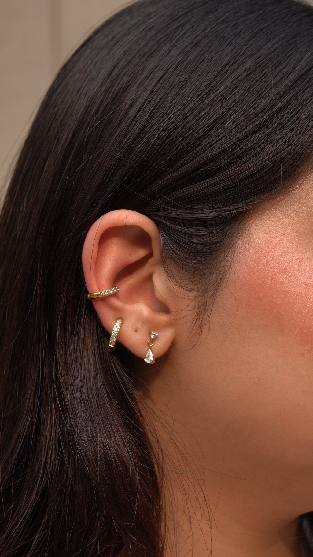 NO PIERCING ADDICT EARCUFFS - 18K GOLD PLATED