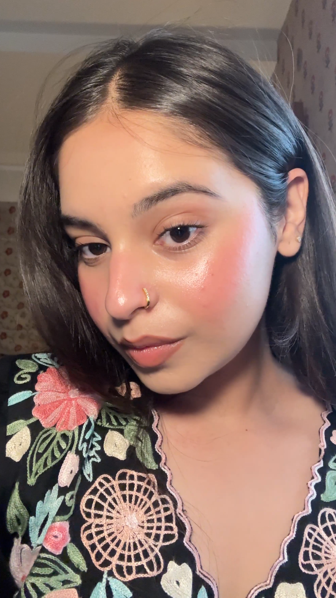 Royal Multi Stoned Press on nose ring